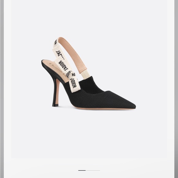 Christian Dior J'Ador Slingback Pump Fabric and Ribbon heel - Picture 13 of 13